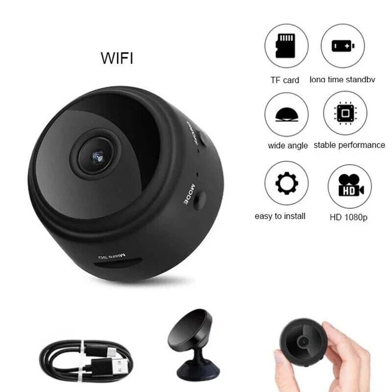 1080P Wireless WiFi CCTV Indoor & Outdoor MINI IP Camera CAM Home Security Kit