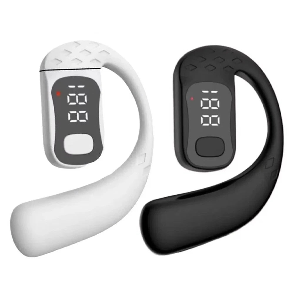 Wireless Bluetooth 5.4 Earphone with HD Mic, Waterproof, Sports Ear Hook, Lon