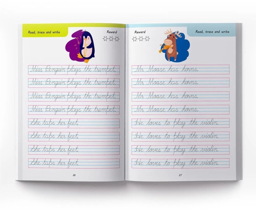Cursive Handwriting - Sentence Practice Workbook