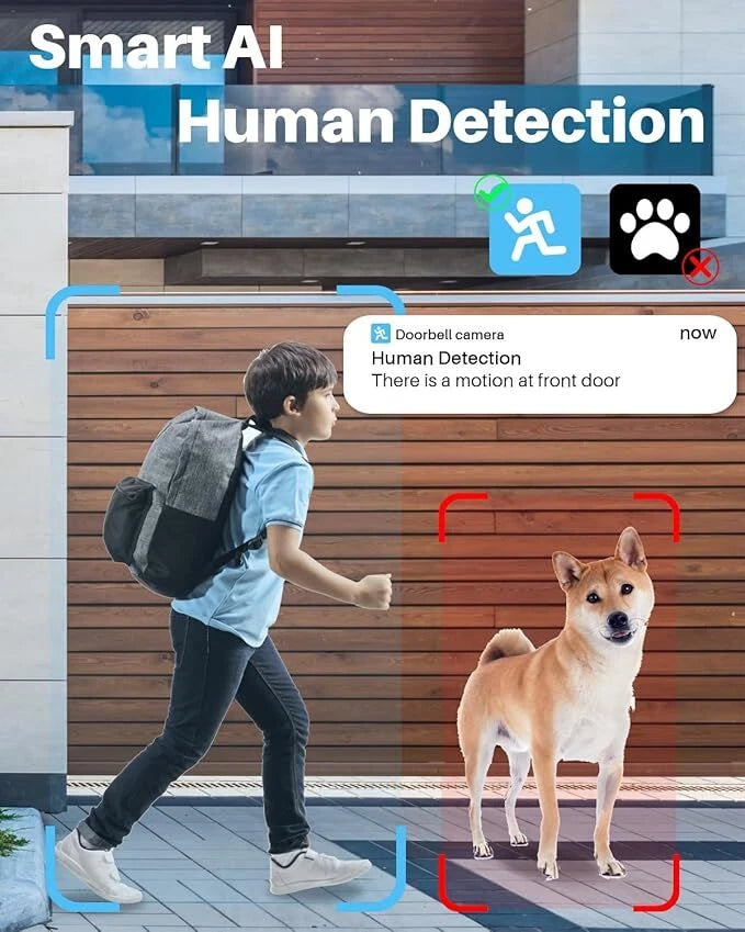 Ring Video Doorbell HD Video Wireless Doorbell Motion Advanced Detection Camera