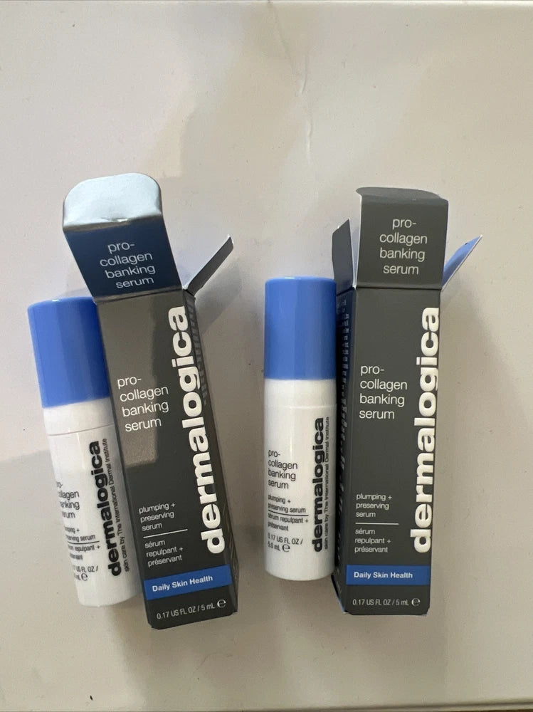 Dermalogica Pro-Collagen Banking Serum 5ml Travel Size X 2. Free Shipping