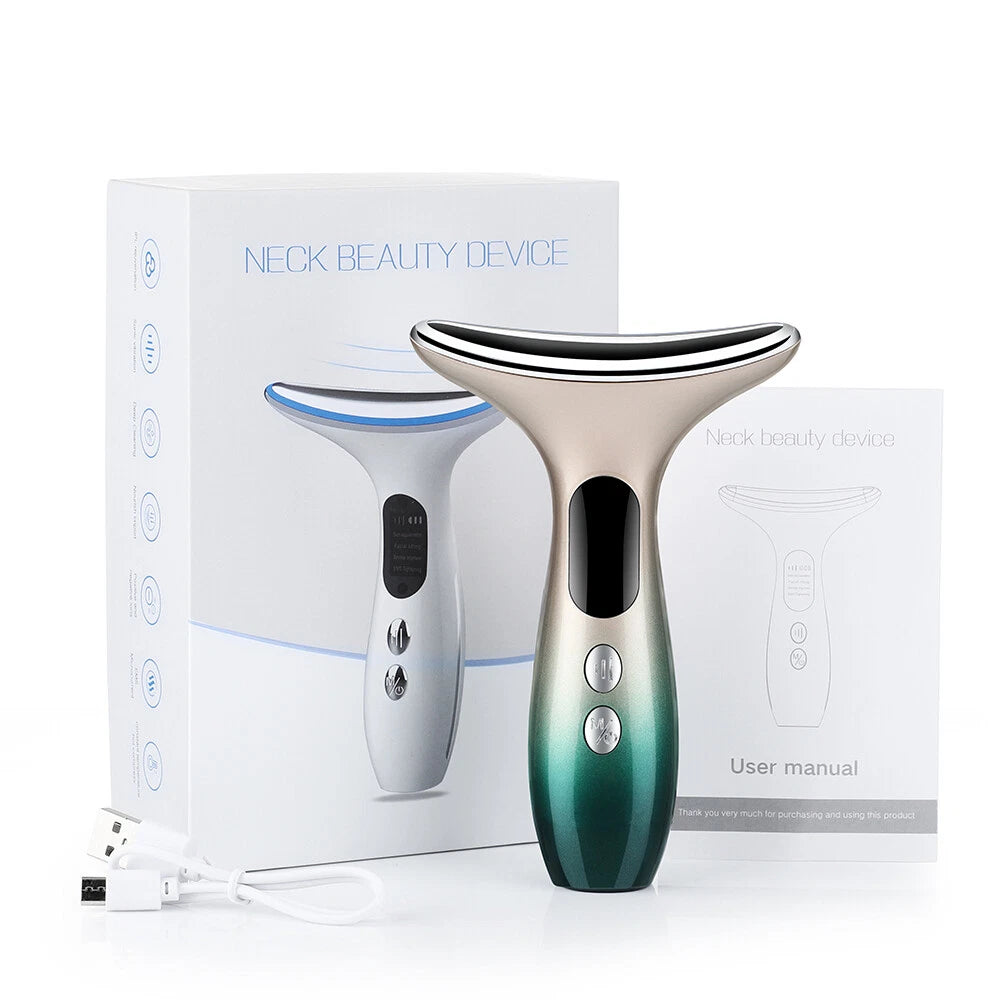 Skin Tightening Machine RF LED Light Photon Therapy Face Massager Facial Beauty