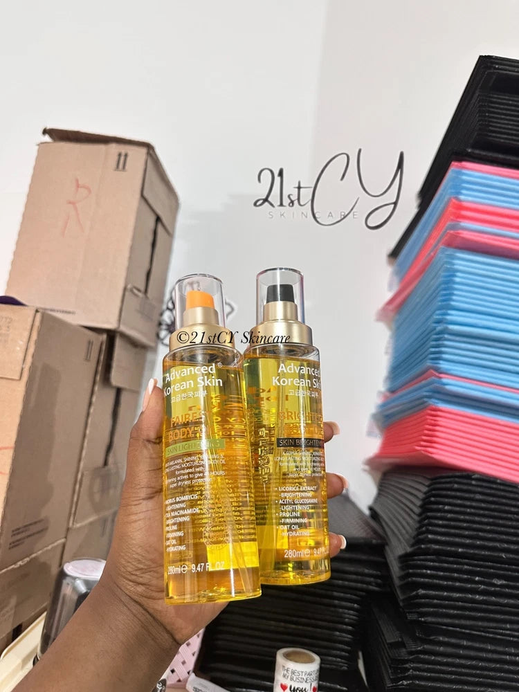 Advanced Korean Body Oil 280ml For Skin Brightening | Uk Seller