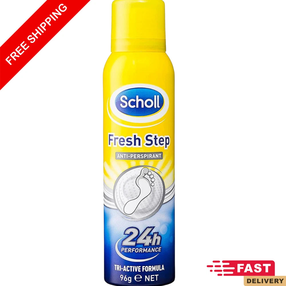 Scholl Antifungal & Antiperspirant Shoe Spray Disinfectant Fresh Athlete's Foot