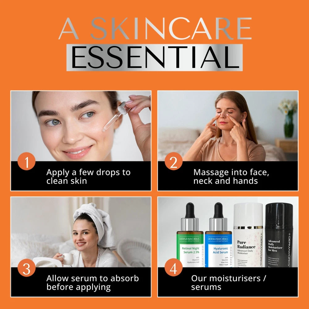 HIGH STRENGTH ANTI AGING VITAMIN C SERUM  for Face + Hyaluronic Acid Niacinamide