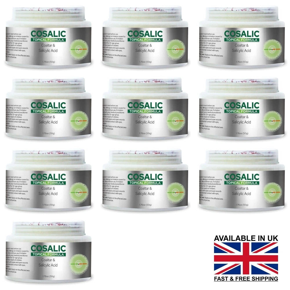 Cosalic Coal Tar Salicylic Acid | 50g/1.76oz | Psoriasis & Eczema Treatment