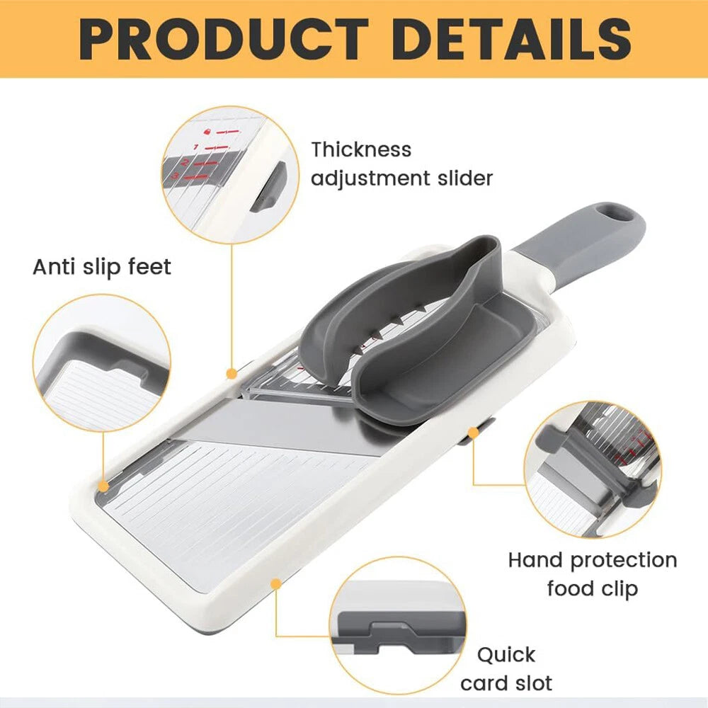Vegetable Cutter Professional Mandolin Slicer Food Fruit Chopper Tool Adjustable