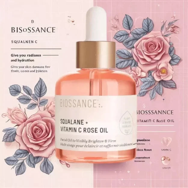Biossance Squalane Vitamin C Rose Oil NEW 30ML BNIB [Free shipping UK]