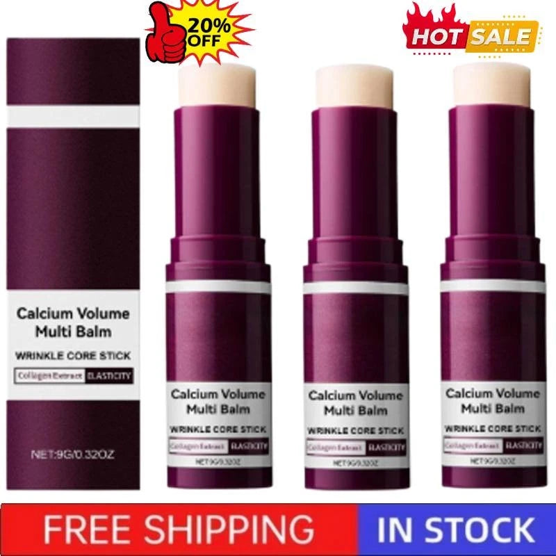 1~5PCS Calcium Volume Multi Balm Wrinkle Core Stick Firming Eye Cream Stic k