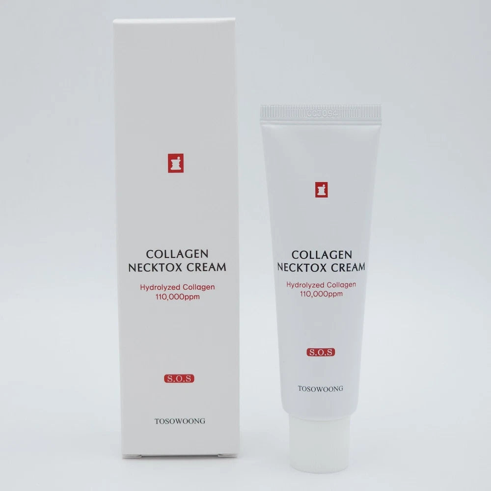 TOSOWOONG Collagen Necktox Cream 50ml Anti Wrinkle Moisturizing K-Beauty