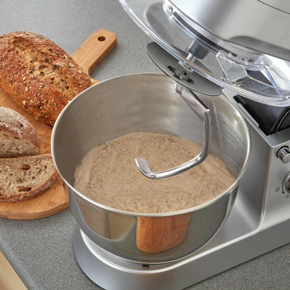 Food Processor Stand Mixer with Blender Meat Mincer Grinder 6.2L Bowl 1200W