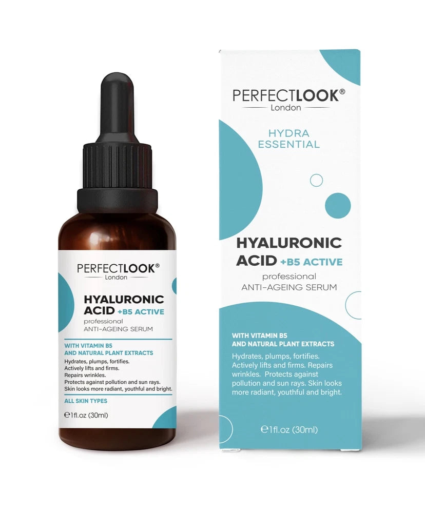 Hyaluronic Acid Serum 5% for Face with Vitamin B5 97.6% Natural Ingredients 30ml