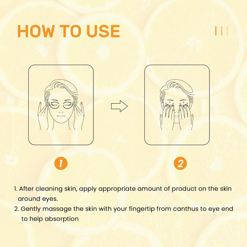 Vitamin C Eye Cream - Brighten, Anti-Aging, Dark Circles & Puffiness Treatment