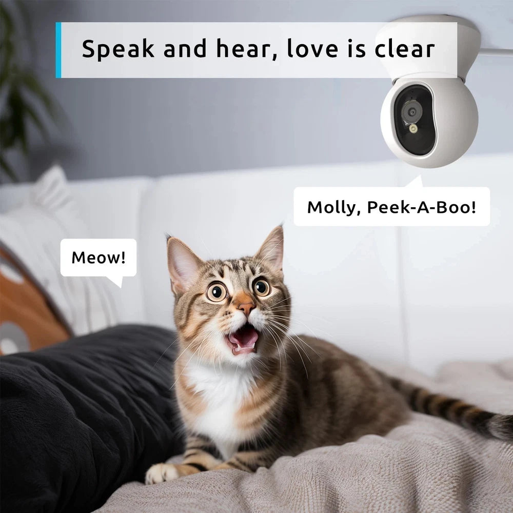 blurams Wifi Security Camera Smart Indoor Pet Dog Cat Cam 1080P Night Vision
