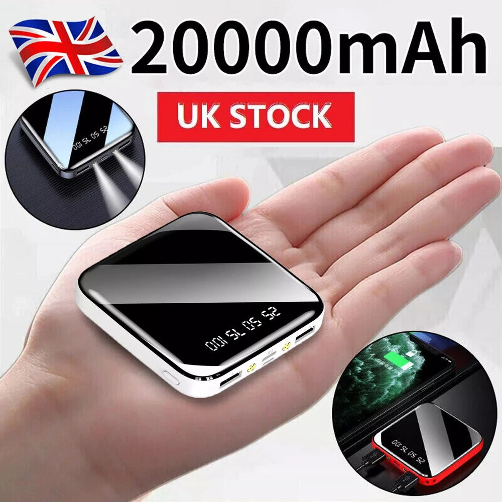 9000000mAh Power Bank Fast Charger Battery Pack Portable 4 USB for Mobile Phone.