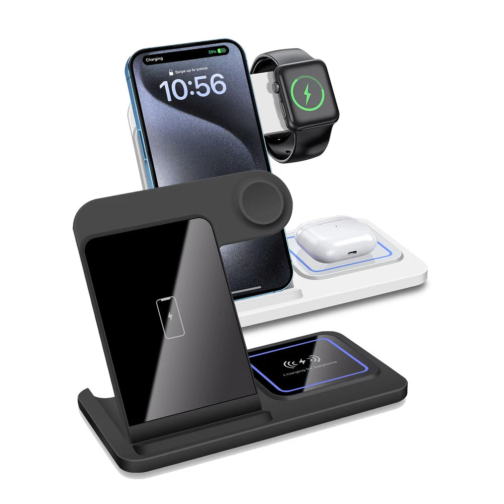 3in1 Wireless Charger Dock Charging Stand For Apple Watch Ultra 9 8 iPhone 16 15