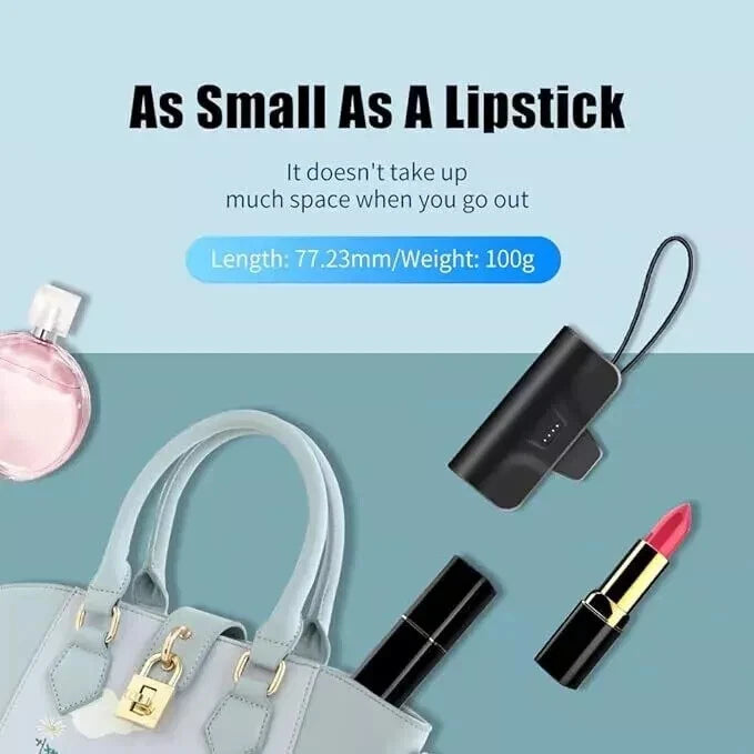 Mini Power Bank 9000000mAh 2 Ports Portable Fast Charger Battery Pack For Phone