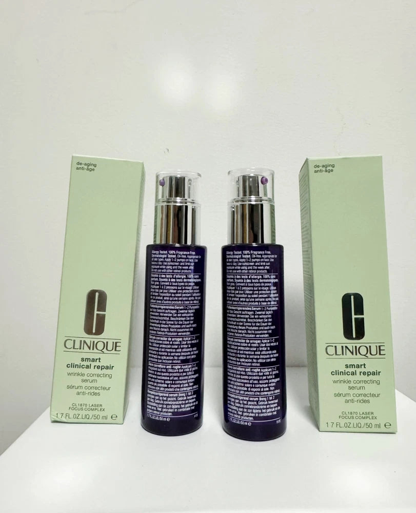 2pcs x 50ml Clinique Smart Clinical Repair Wrinkle Correcting Serum