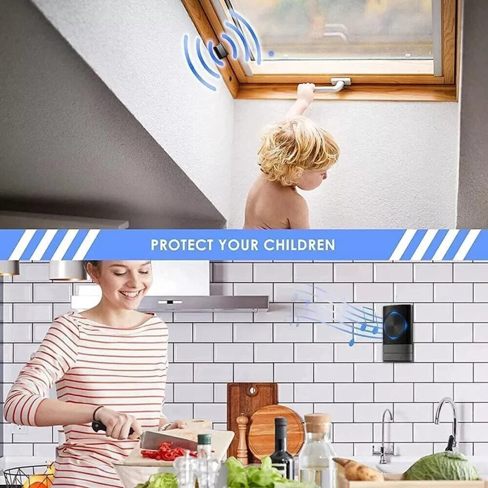 Wireless Door Bells Waterproof 1000ft Long Range Plug in Home Cordless Doorbell