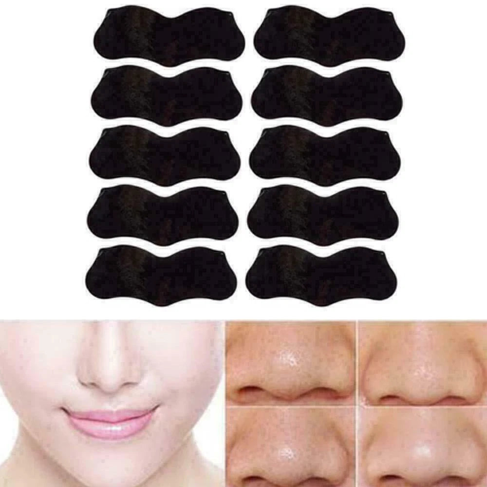 10pcs Nose Pore Strips Blackhead Removal Unclog Pores Smooth Deep Cleansing NEW