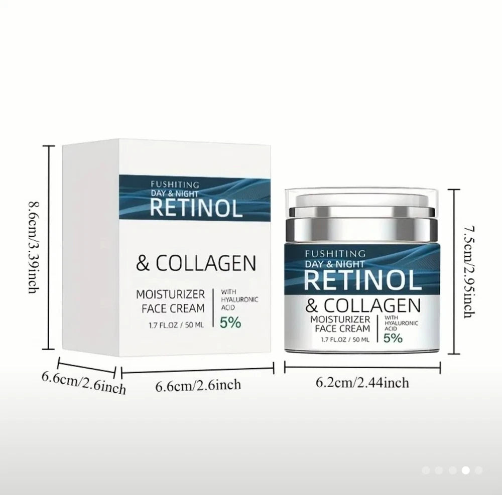 Retinol Collagen for Face with 5%Hyaluronic Acid, Face Cream With Collagen Cream