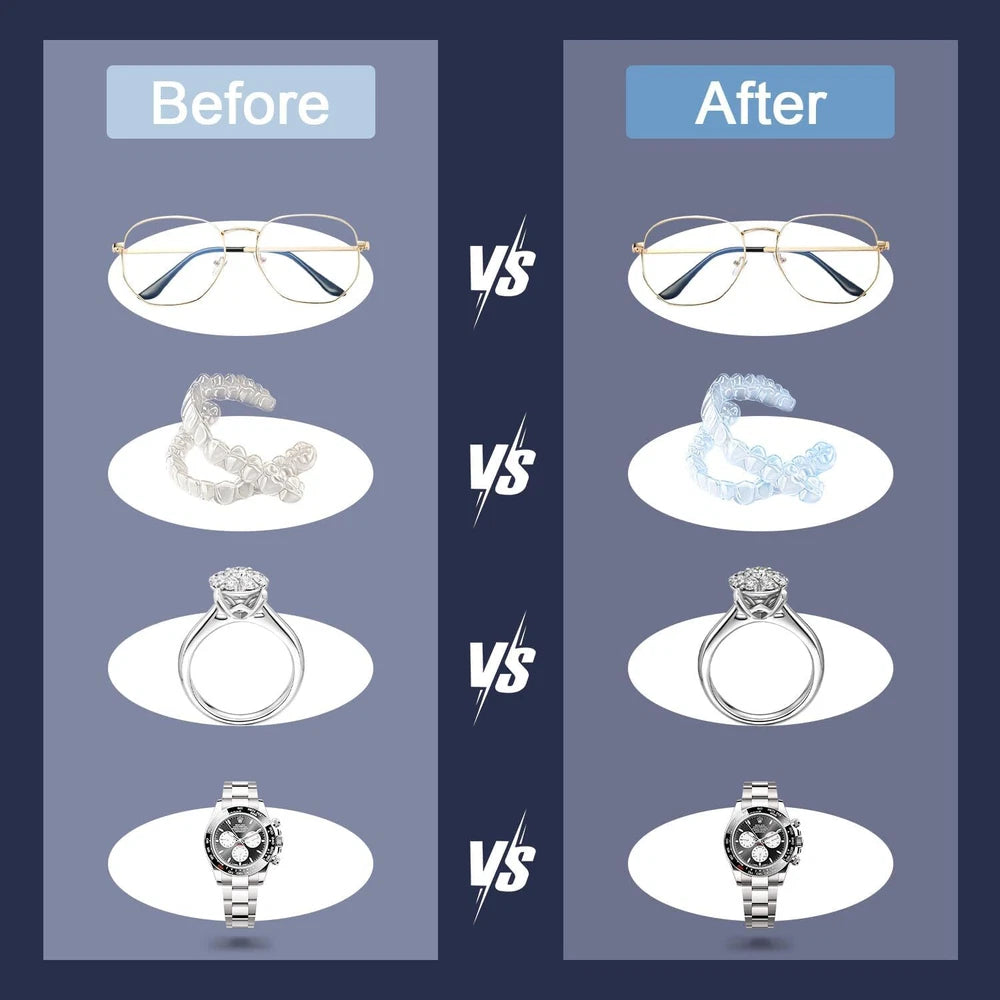 Professional Ultrasonic Cleaner Jewellery Cleaning Machine Earring Sonic Cleaner