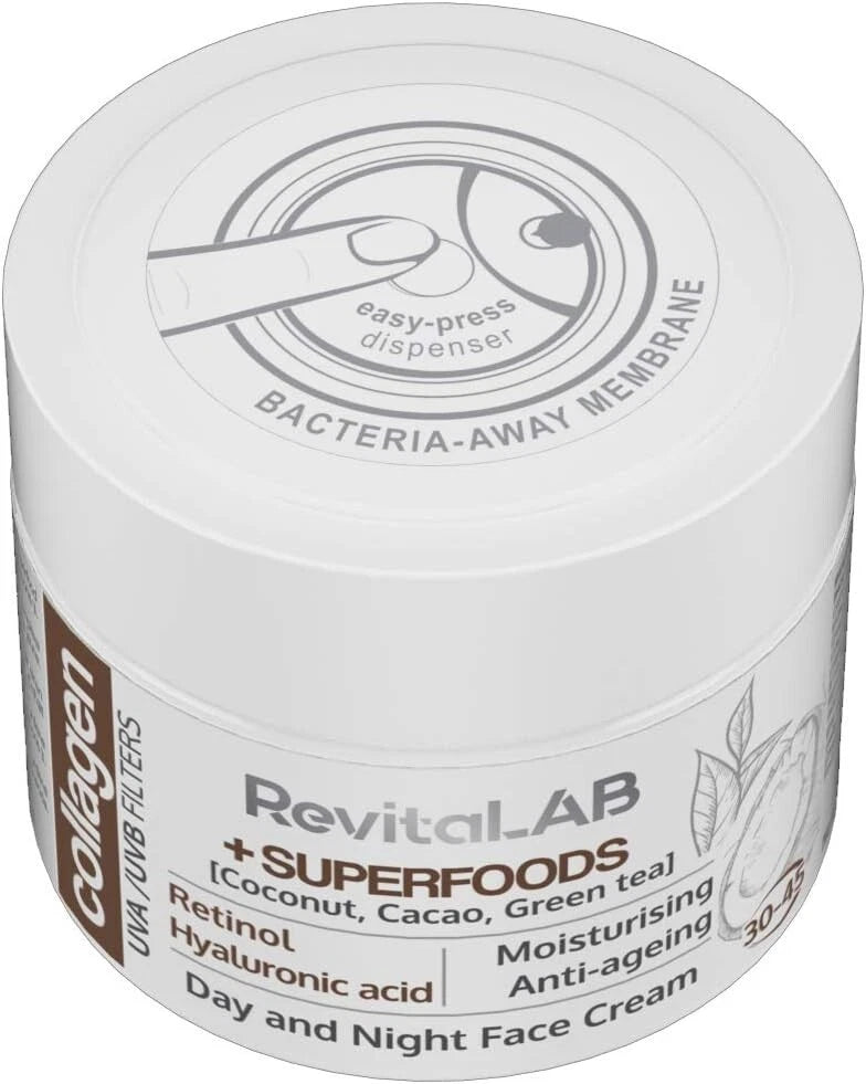 Anti Wrinkle Collagen Retinol FACE LIFT CREAM Hyaluronic Acid Day & Night skin