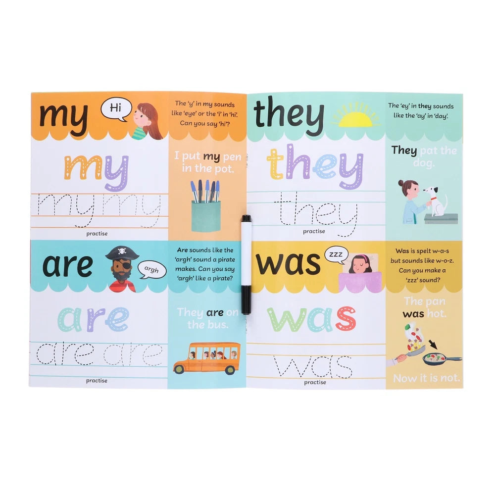 Fun to Learn Wipe-Clean Activity 10 Books Collection Set - Ages 3+ - Paperback