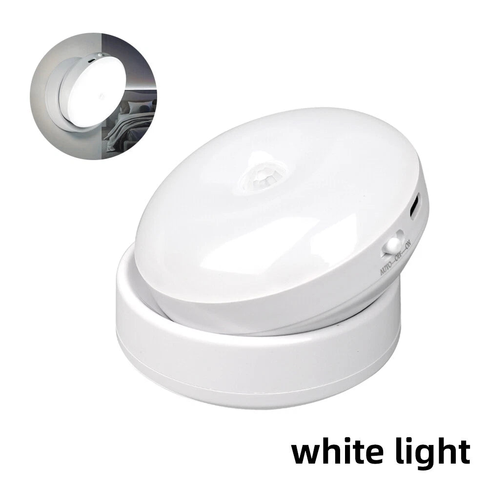 360° Motion Sensor Security LED Light USB Rechargeable Garden Outdoor Night Lamp