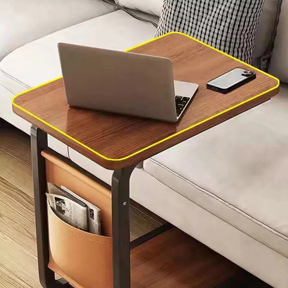 Side Table C Shaped for Sofa Coffee End Tables for Living Room Bedside Tables UK