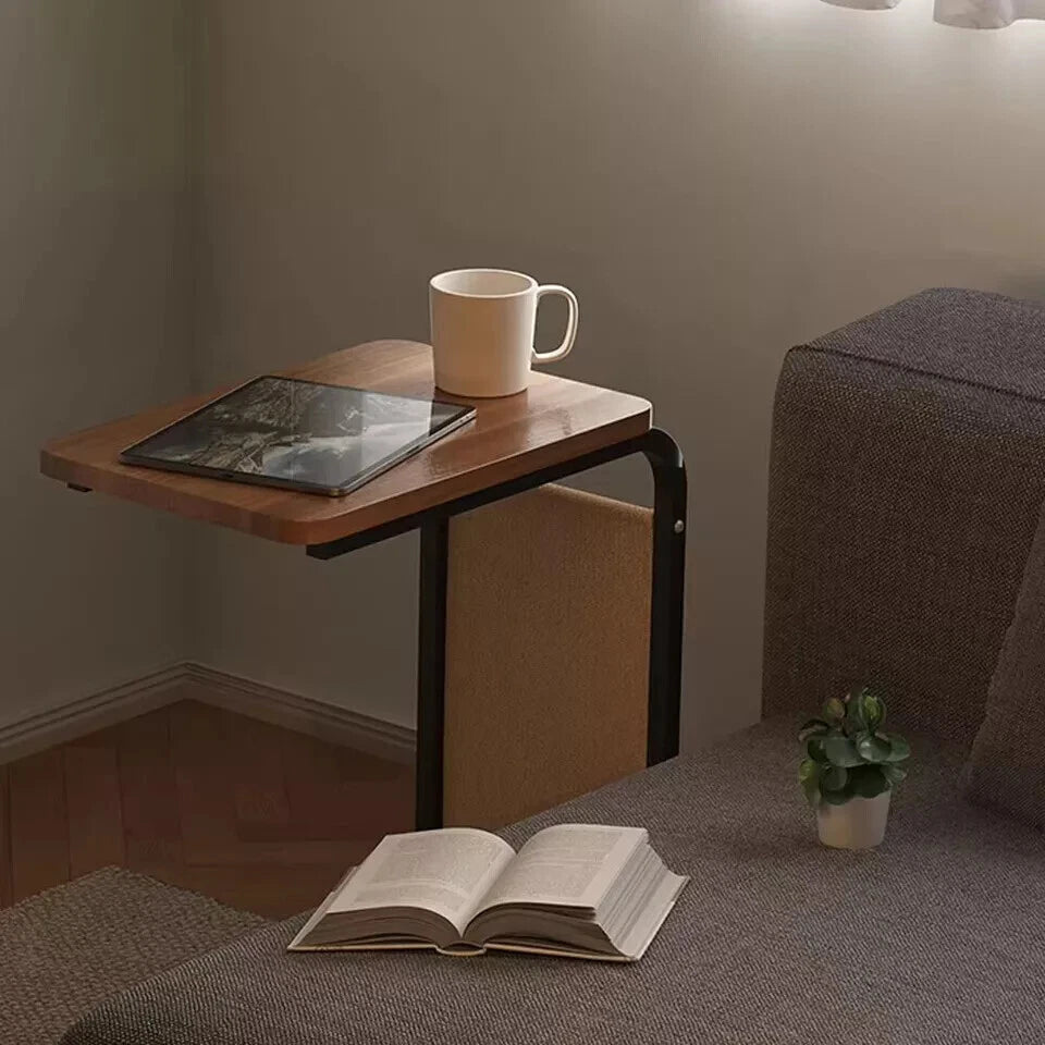 Side Table C Shaped for Sofa Coffee End Tables for Living Room Bedside Tables UK