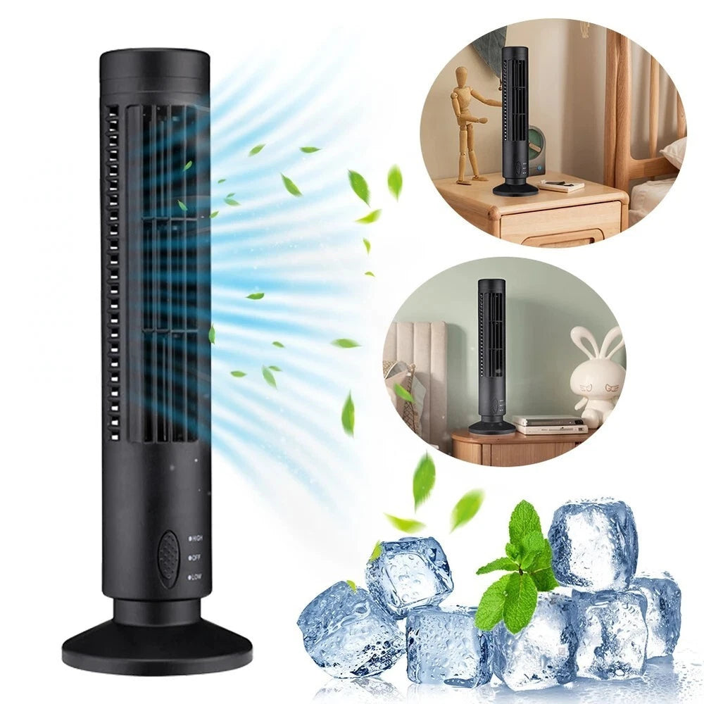 Tower Fan Status Free Standing Air Cooling 3 Speed Oscillating Slim Portable Uk