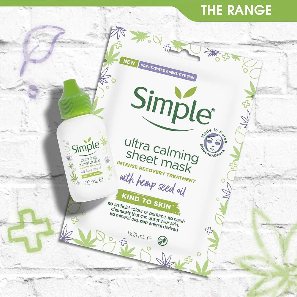 Simple Calming Moisturiser Skin Cream 50ml