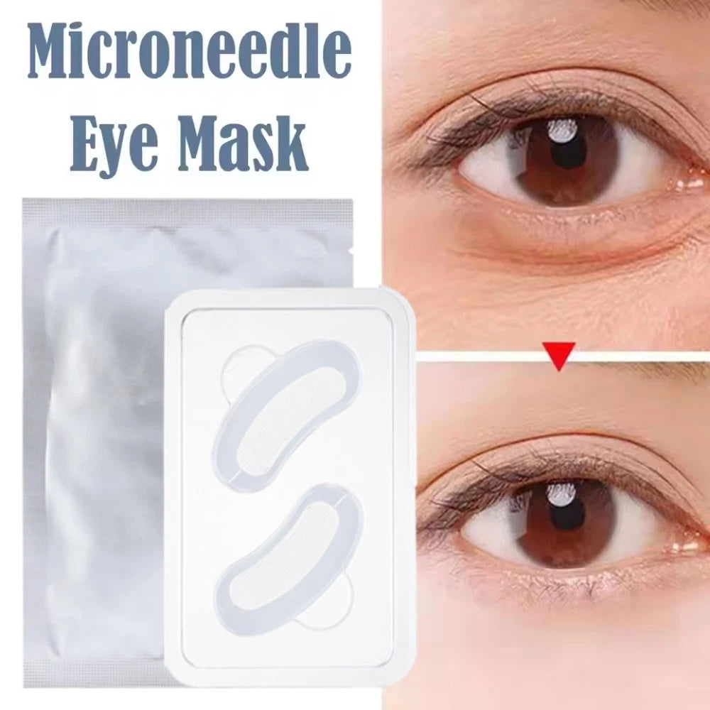 Hyaluronic Acid Microneedle Eye Patches Anti Wrinkle for Dark Circles Puffy Eyes
