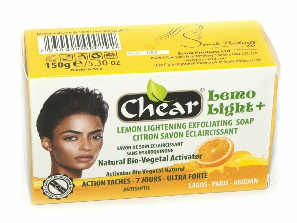 Chear Lemo Light+ Lemon Skin Brightening Range - UK - Lotion, Cream, Oil, Soap