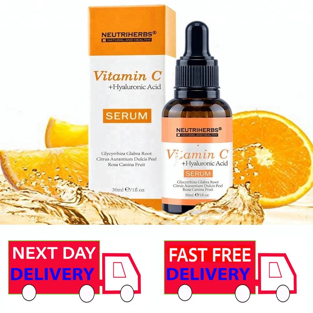 Vitamin C Face Serum Cream with Hyaluronic Acid - Anti Ageing/Aging Anti Wrinkle