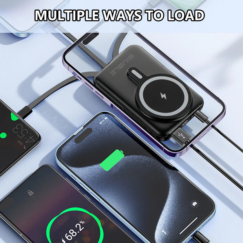 9000000mAh Power Bank Magsafe Magnetic USB Fast Charger Battery Pack  for Phone