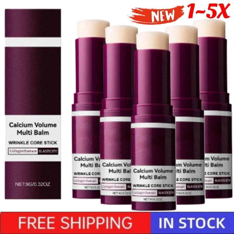 1~5PCS Calcium Volume Multi Balm Wrinkle Core Stick Firming Eye Cream Stic k