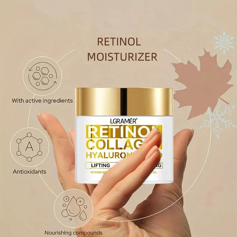 Retinol Collagen Anti-Ageing with Hyaluronic acid Cream 60g