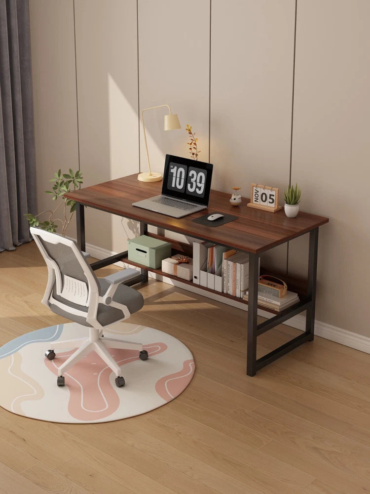 80/100cm Home Office Desk Computer Desk with Shelf Desk Home Office Workstation