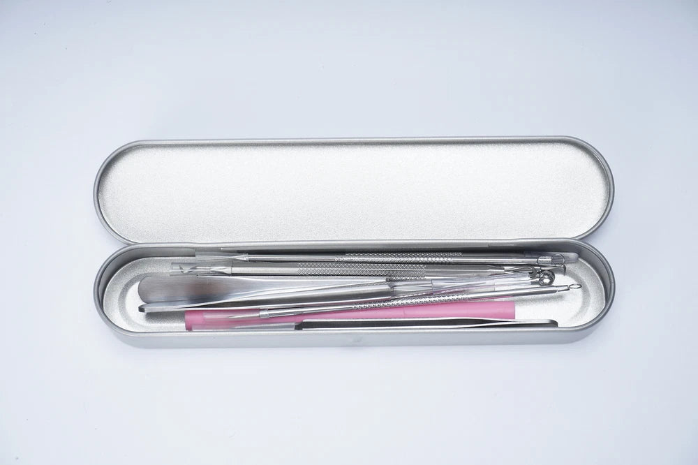 11x Blackhead Remover Tool Kit Spot Acne Pimple Comedone Extractor Comedone Box