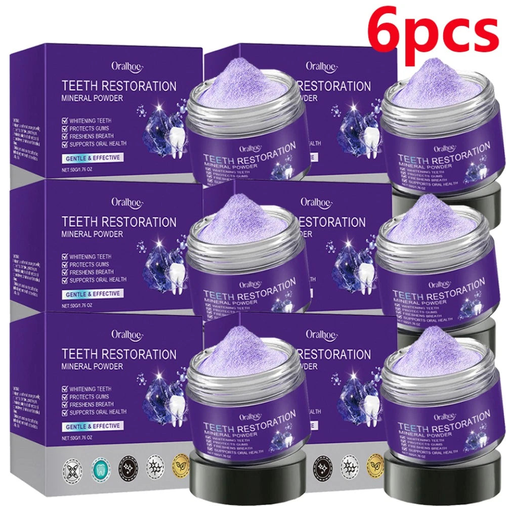 6-1X Teeth Restoration Mineral Powder, Effective in Strengthening Teeth and Gums
