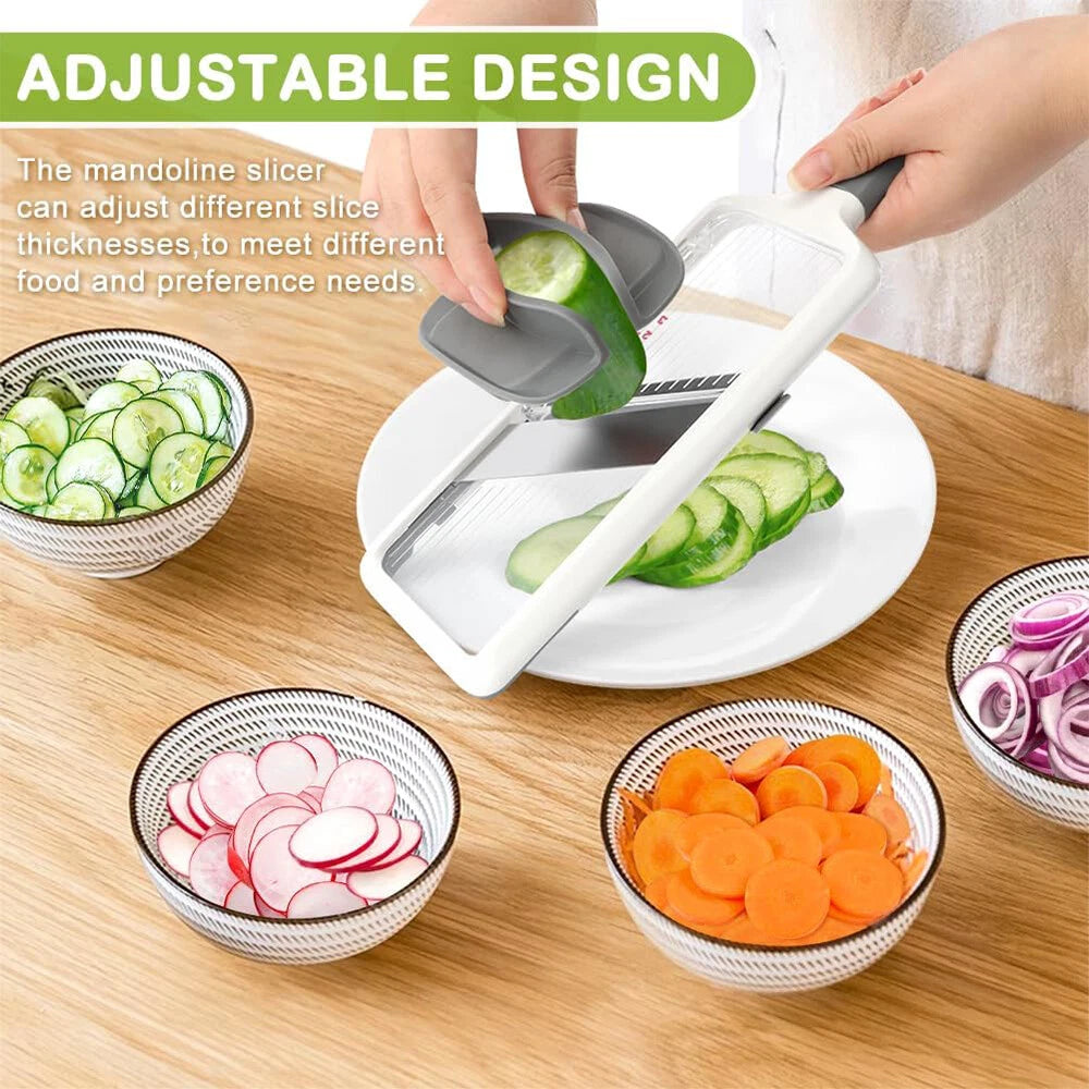 Vegetable Cutter Professional Mandolin Slicer Food Fruit Chopper Tool Adjustable