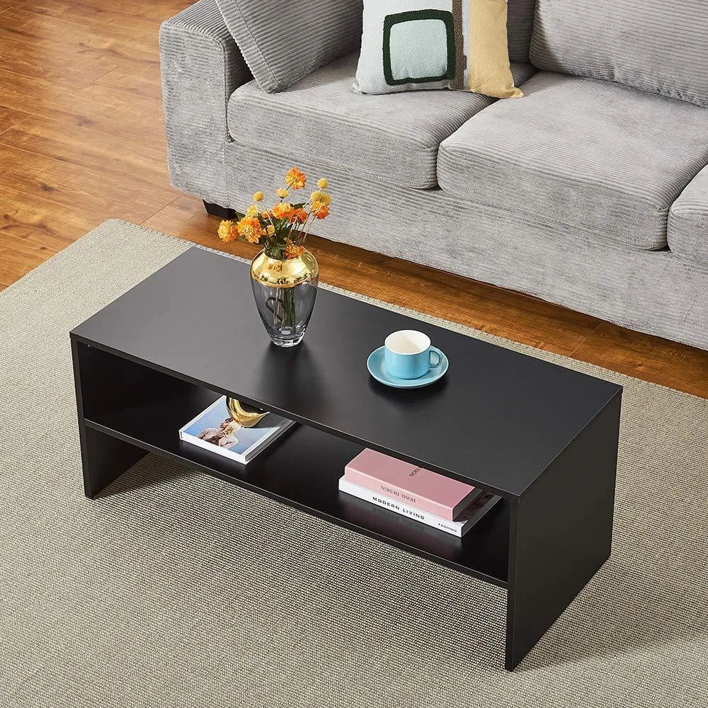 2 Tiers Coffee Table Couch End Side Sofa Tea Table Accent Table Simple TV Stand