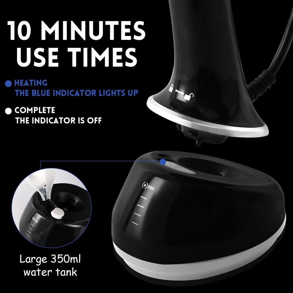 Portable Handheld Garment Clothes Steamer Travel Steam Iron Heat Fast UK.