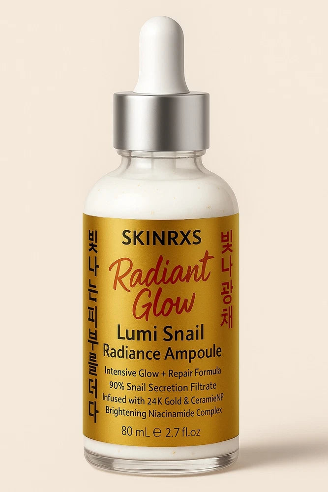 K-Beauty 90% Snail Mucin + 24K Gold Serum 80ml Brightening Repairing Anti-Aging