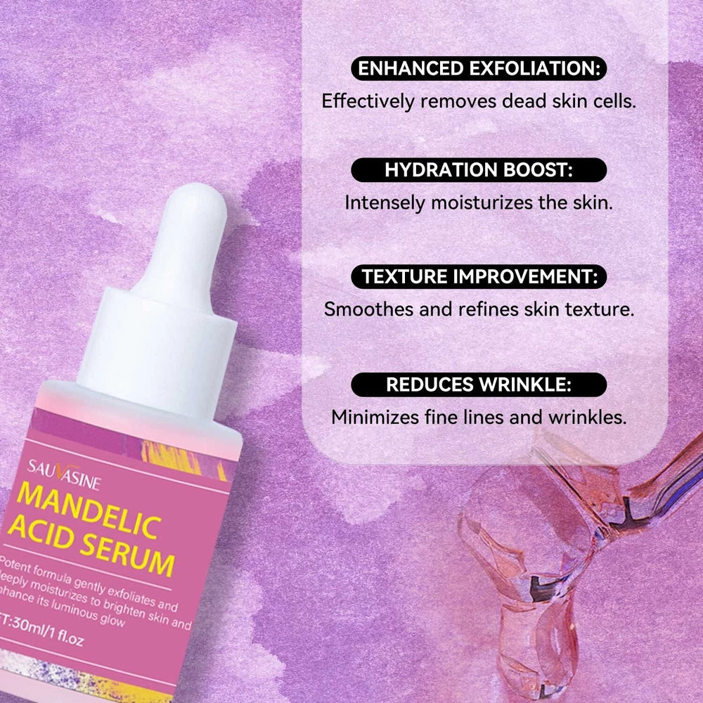 Mandelic Acid + HA Mild Exfoliation Peeling Effect Face Serum 30ml