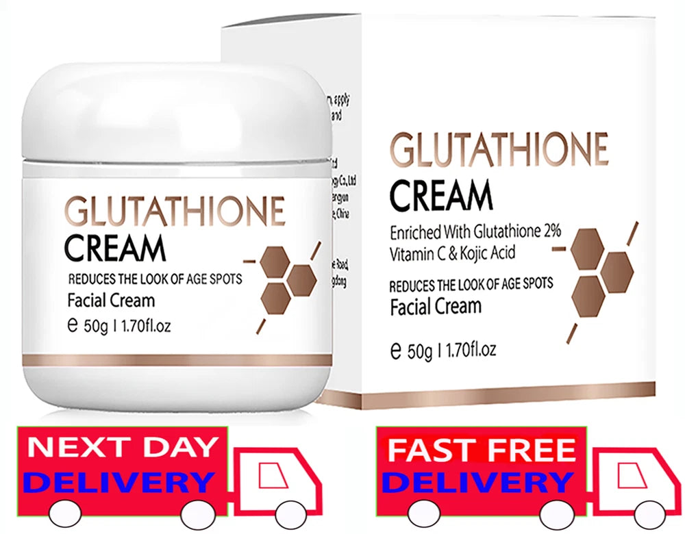 Glutathione + Vitamin C & Kojic Acid Facial Cream For Age spots & Spots Removal