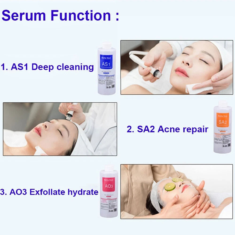 6/7 in1 Hydra Water Facial Cleaner Aqua Peel Hydro Dermabrasion Beauty Machine