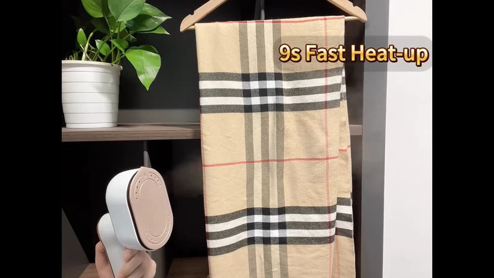 Travel Clothes Steamer Portable Iron - LCD Screen 2 in 1 Powerful Steam Clothing